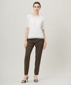 ICB 【UVカット・防シワ・速乾・洗える】Fiedテーパードパンツ