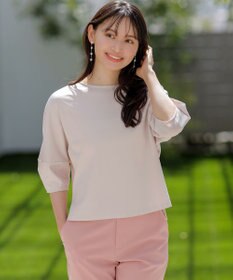 ANY SIS S 【撥水・汗ジミ防止・UVケア・洗える】スーピマスムース クロップド Tシャツ