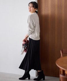 ANY 【大好評につき新色登場/洗濯機可/ウエストゴム】プリーツスカート