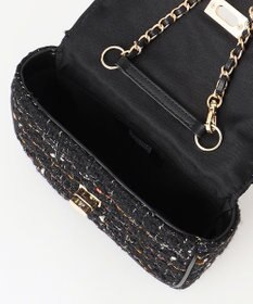 23区 GIOLICAツイード チェーンショルダーバッグ