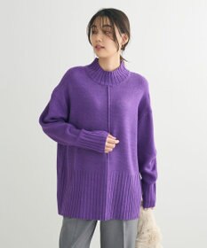 Green Parks 洗えるモックネックニットプルオーバー