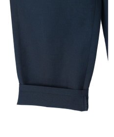 Green Parks 綿麻混タックテーパードパンツ