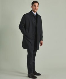 GOTAIRIKU 【防水/軽量/シワになりにくい】ラスタードビーメモリーラミネーションコート_ ステンカラー(24年モデル)