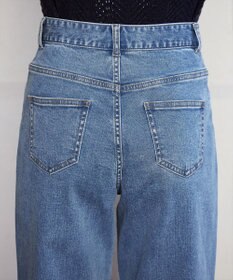 Tiaclasse 【安田美沙子さん/小倉優子さん着用】【洗える】ストレッチワイドデニム