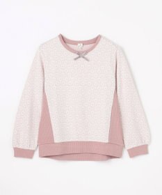 組曲 KIDS 【150-160㎝】 フロストフラワージャガード トレーナー