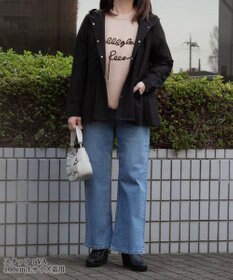 Tiaclasse 【安田美沙子さん/小倉優子さん着用】【洗える】ストレッチワイドデニム