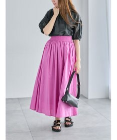 Te chichi レザーライクバックリボンブラウス