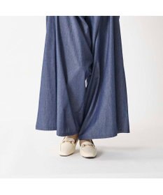 MODE ET JACOMO <noyau>スクエアトゥビット付きヒールローファー