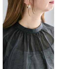 Te chichi レザーライクバックリボンブラウス