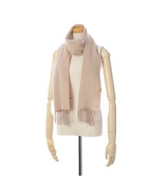 MOONBAT WEB限定【洗える】ミエル (miel) カシミヤ100％ プレーンマフラー