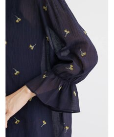 Green Parks シアー刺繍ブラウス