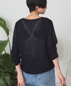 AMERICAN HOLIC シアーチェックカーディガン