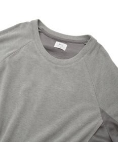 YECCA VECCA 素材MIXレイヤード起毛プルオーバー