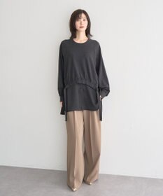 YECCA VECCA 素材MIXレイヤード起毛プルオーバー