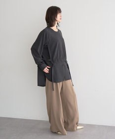 YECCA VECCA 素材MIXレイヤード起毛プルオーバー