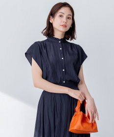 組曲 【大人気シリーズ】ギャザーライトデシン ブラウス