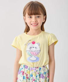 ANY KIDS 【水で色が変わる】接触冷感 しろくま ミラクルプリント Tシャツ
