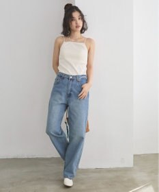 WEGO 【ANGIE VINTAGE/SMLサイズ展開】ストラップカップ付きベアキャミソール