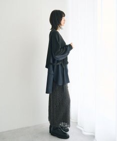 YECCA VECCA 素材MIXレイヤード起毛プルオーバー