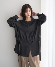 YECCA VECCA 素材MIXレイヤード起毛プルオーバー