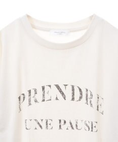 Green Parks チェックバルーンスリーブロゴチュニック