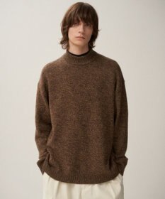 ATON BABY WOOL MOULINE | モックネックセーター - UNISEX