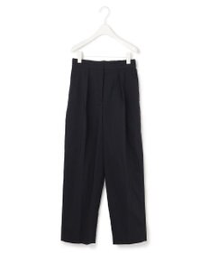 ICB 【洗える】 エコナイロンストレッチ ワイドストレートパンツ