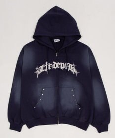 WEGO 【ユニセックス着用ITEM】グラフィックZIPパーカー