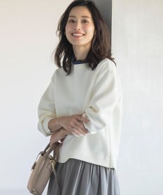 J.PRESS LADIES L ニットコンビ カットソー