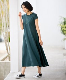 ANY 【洗濯機可】フレンチスリーブワンピース