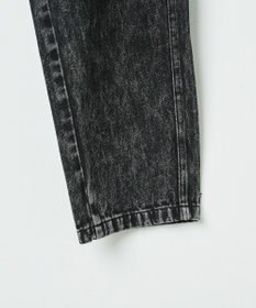 WEGO 【ウエストゴム】ウエストフリルデニムマムパンツ