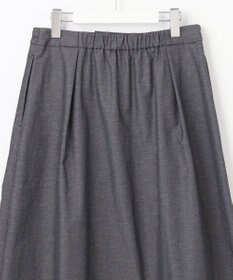 J.PRESS LADIES L 【洗える・吸水速乾・接触冷感】リネンツイル スカート