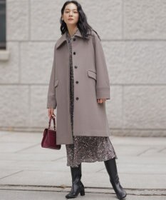 組曲 ウールモッサステンカラー コート