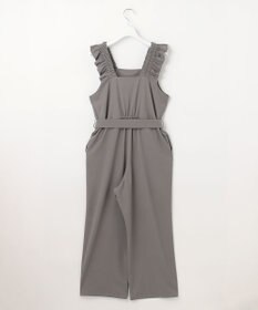 Feroux 【洗える】ショルダーフリル オールインワン