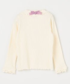 ANY KIDS テレコハイネック長袖Tシャツ