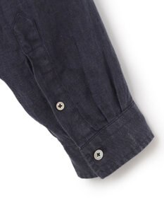 JOSEPH HOMME FRENCH LINEN OX BAND COLLAR SHIRT