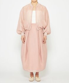 uncrave 【手洗い可】シャイニー シアー コクーンスカート（uncrave STANDARD）