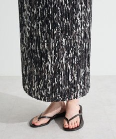 Green Parks 柄プリーツスカート