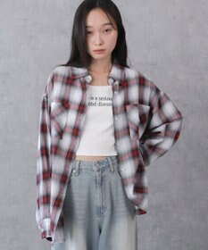 WEGO チェックBIGシャツ