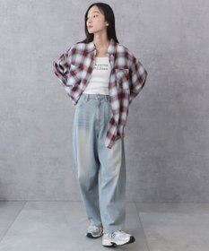 WEGO チェックBIGシャツ