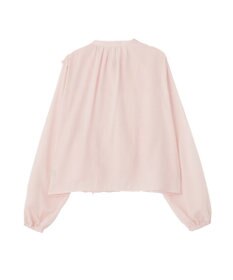 earth music&ecology フリルリボンブラウス