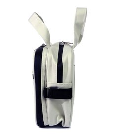 +RING 【プラスリング】傘生地を使用したボストンバッグ  waterproofed mini boston bag WHT Sr.404