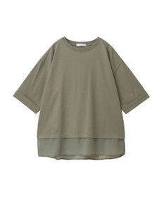 Green Parks ５分袖裾シアードッキングチュニック