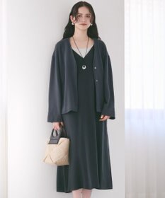 23区 【SLOW/一部店舗限定】キュプラフィブリルクロス キャミ ワンピース