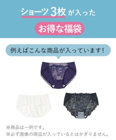 AMPHI 【数量限定　特別価格】 ショーツ ３枚セット W'BASIC ZWH117 アンフィ／ワコール