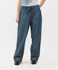 LENO DUNGAREES EASY PANTS《UNISEX》/ ダンガリーイージーパンツ