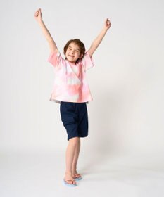 OP／FILA 【RUSTY】ニコちゃん×タイダイ柄半袖Tシャツ