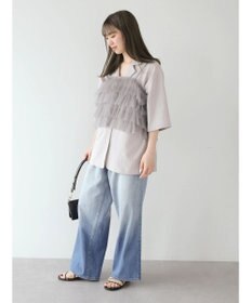 Green Parks ・ＥＬＥＮＣＡＲＥ　ＤＵＥ　２ｗａｙラメチュールフリルキャミ