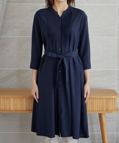 Tiaclasse L 【3way】ピンタックシャツワンピース
