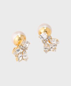 GRACE CONTINENTAL ビジューパールイヤークリップ